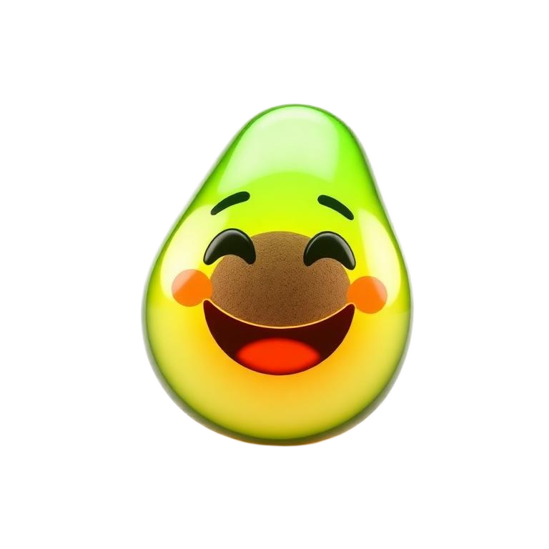 Emoji 3D animé Avocat