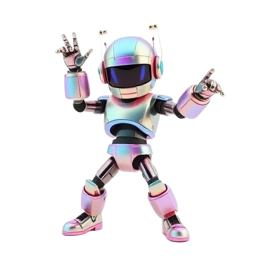 Emoji 3D animé Robot flare
