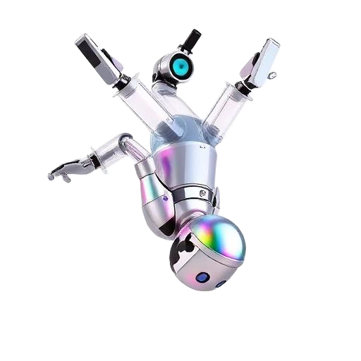 Emoji 3D animé Robot headspin