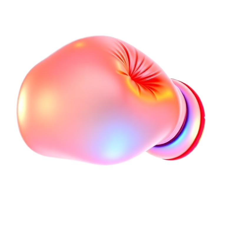 Emoji 3D animé Boxe