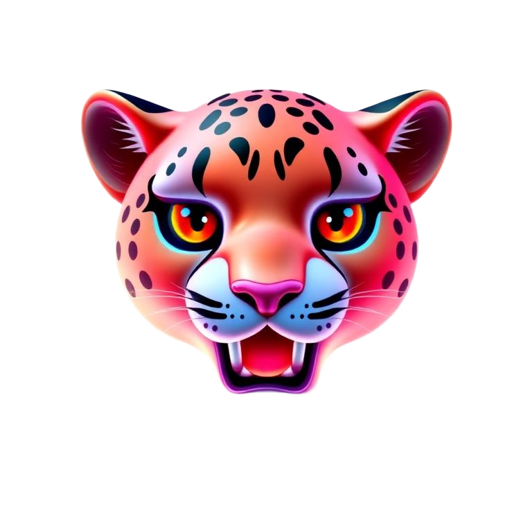Emoji 3D animé Guépard
