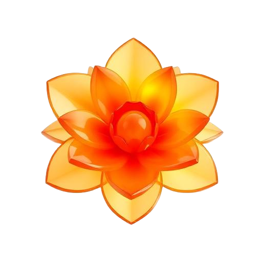 Emoji 3D animé Fleur