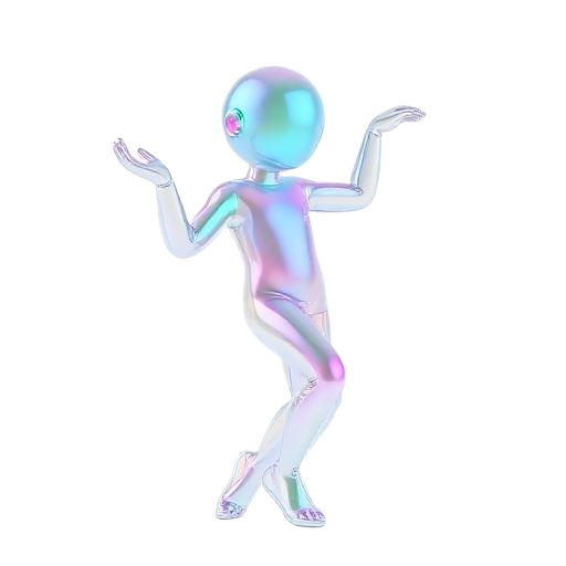 Emoji 3D animé Danseur