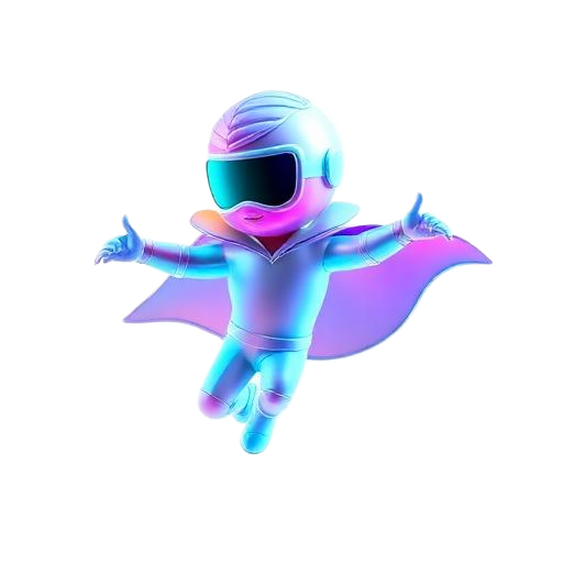 Emoji 3D animé Super-héros