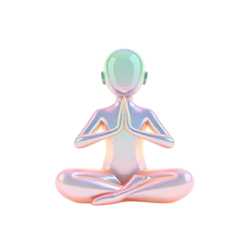 Emoji 3D animé Yoga