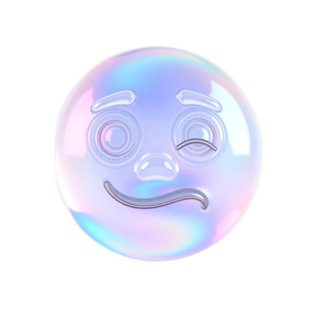 Emoji 3D animé Hypnotisé
