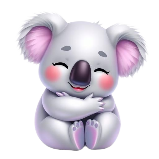 Emoji 3D animé Koala