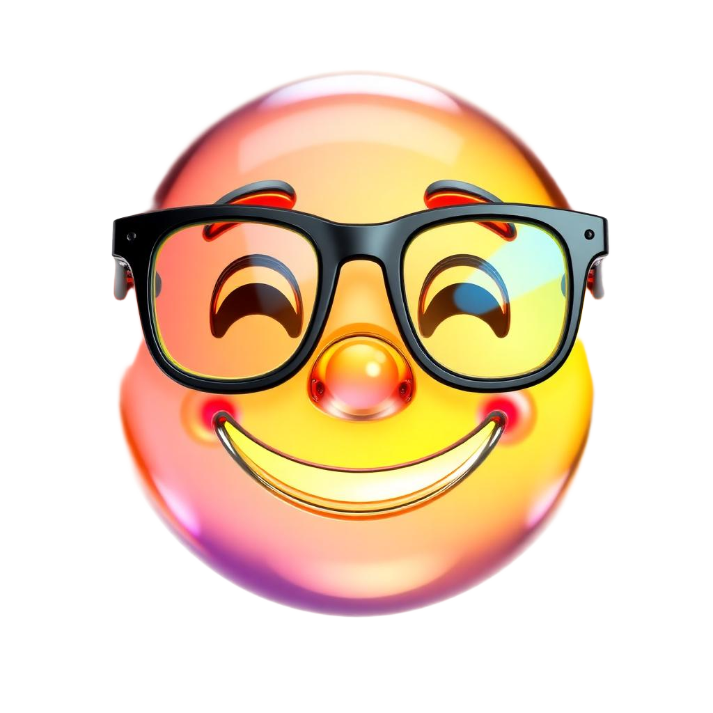 Emoji 3D animé Génie