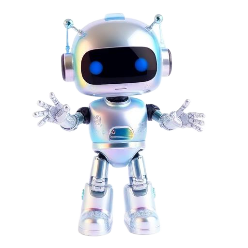 Emoji 3D animé Robot danseur