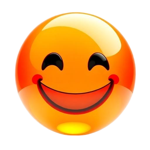 Emoji 3D animé Sourire