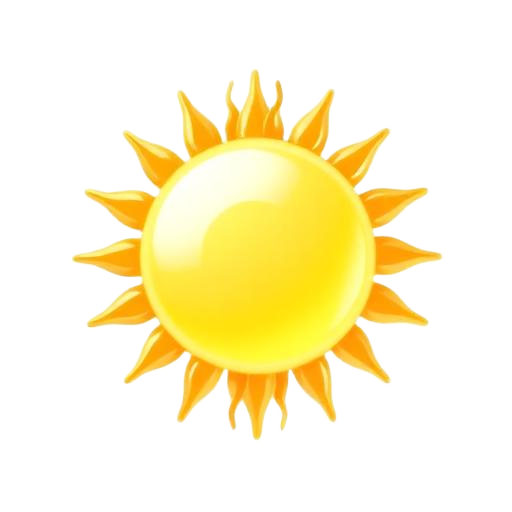 Emoji 3D animé Soleil