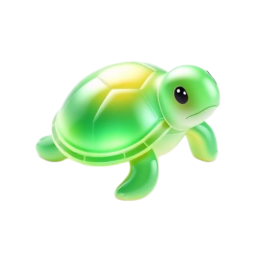 Emoji 3D animé Tortue