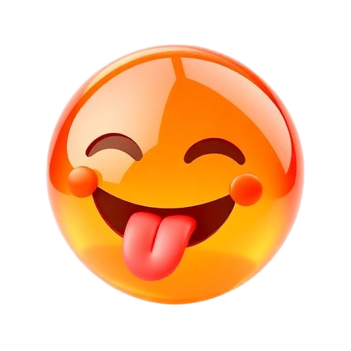 Emoji 3D animé Clin d'œil