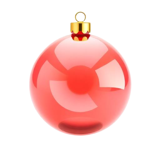 Emoji 3D animé Boule de Noël