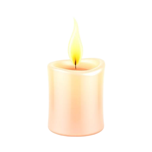 Emoji 3D animé Bougie de Noël