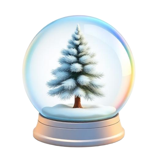 Emoji 3D animé Boule à neige