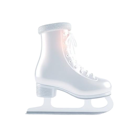 Emoji 3D animé Patin à glace