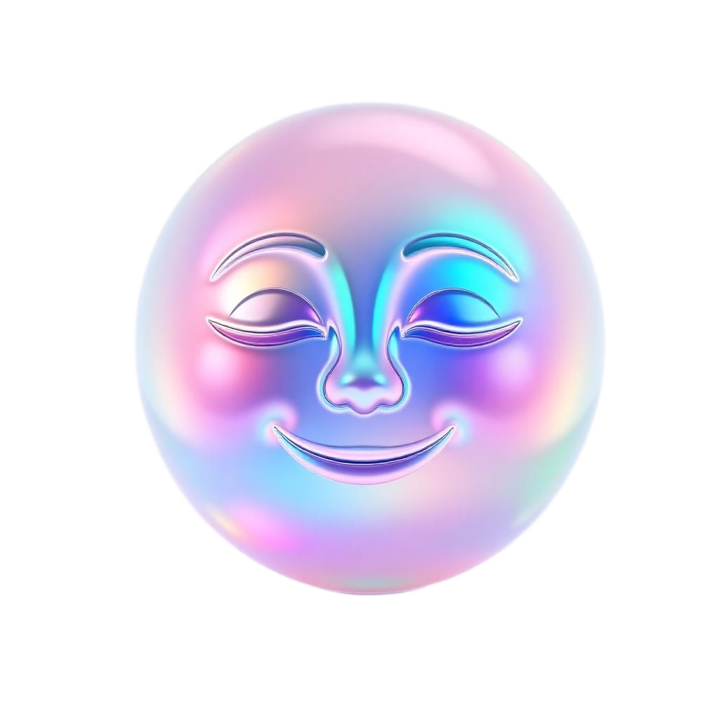 Emoji 3D animé Zen